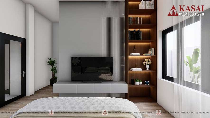 Thiết kế không gian phòng ngủ thông thoáng và hiện đại
