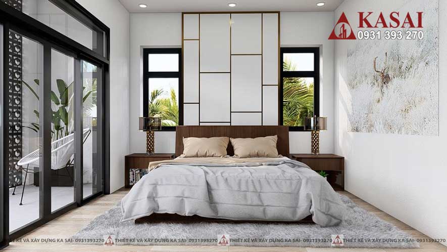Thiết kế không gian phòng ngủ tối giản