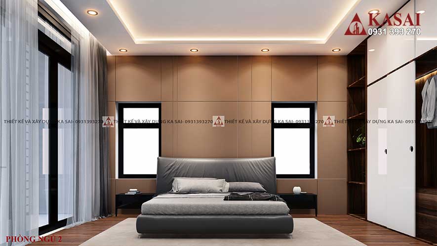 Thiết kế nội thất phòng ngủ master