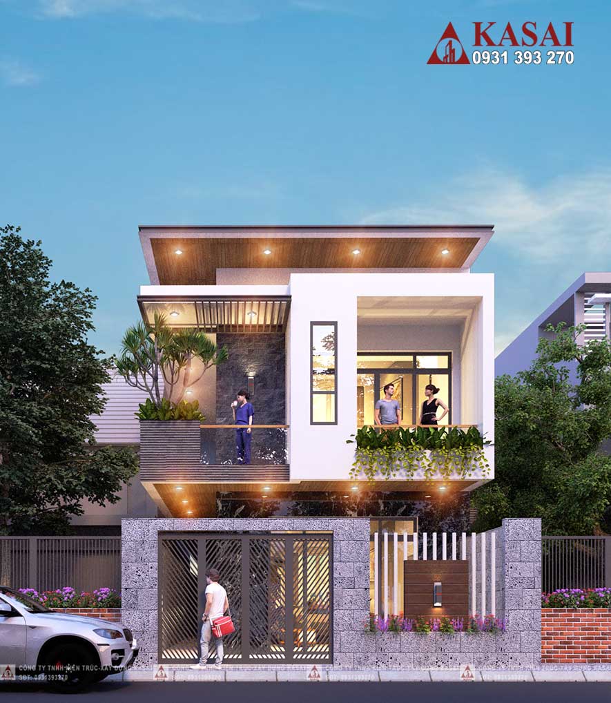 Chia sẻ mẫu thiết kế nhà 2 tầng 5 phòng ngủ 100m2 mái thái hiện đại ở Ninh  Bình BT521040  Thiết kế Thiết kế nhà Kiến trúc sư