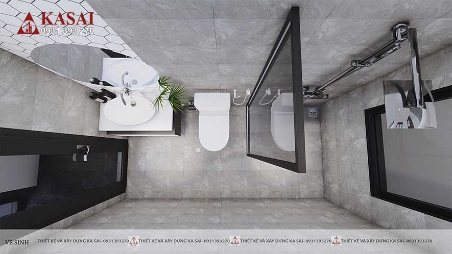 Thiết kế không gian mẫu phòng tắm và vệ sinh đẹp