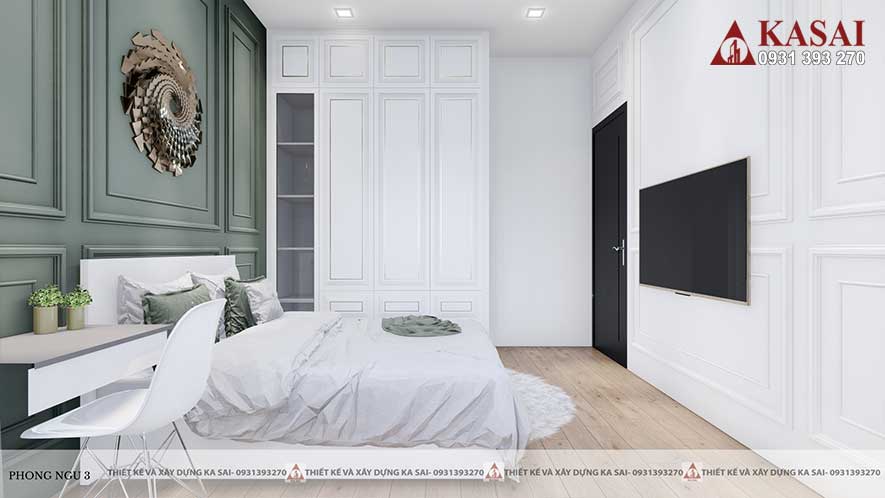 Thiết kế không gian phòng ngủ sang trọng và hiện đại