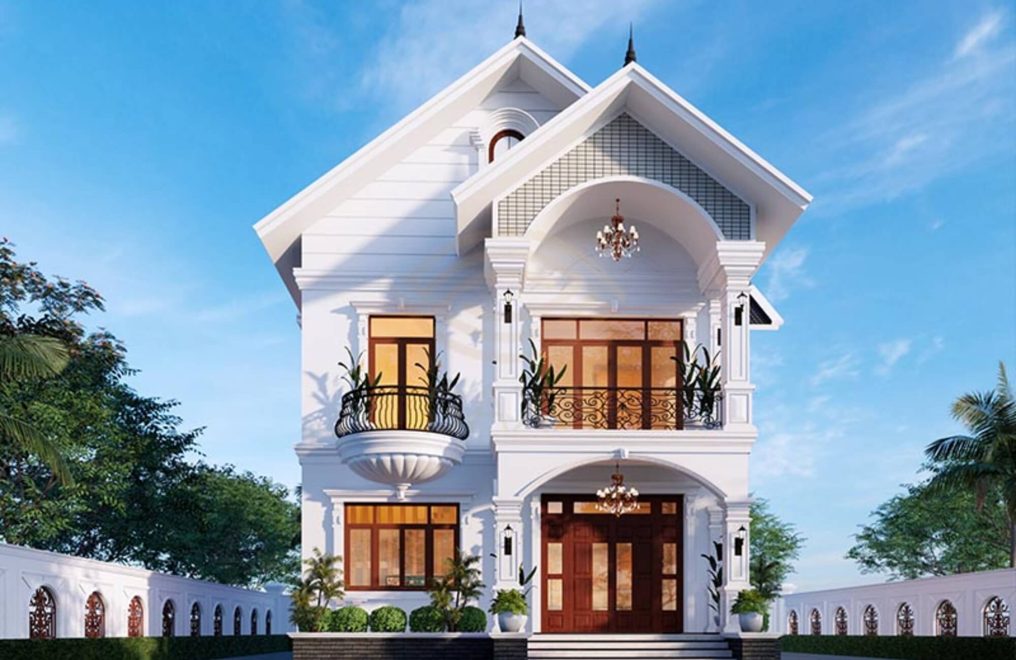 Biệt thự mái Thái tân cổ điển