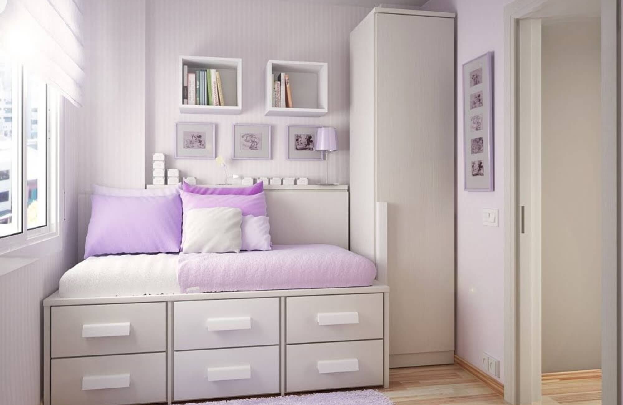 Decor phòng ngủ nhỏ 5m2 nữ