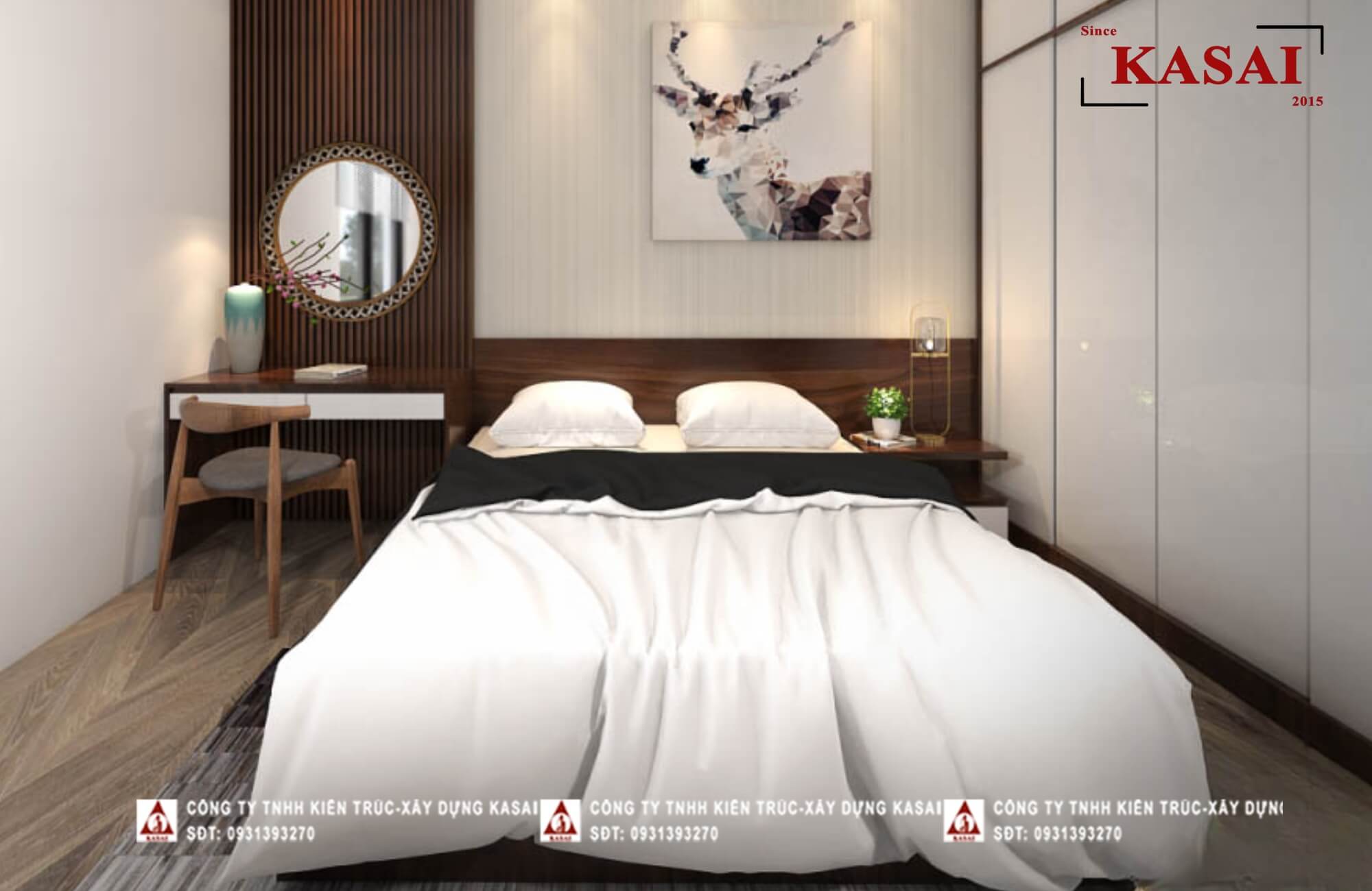 Không gian phòng ngủ tối giản đẹp
