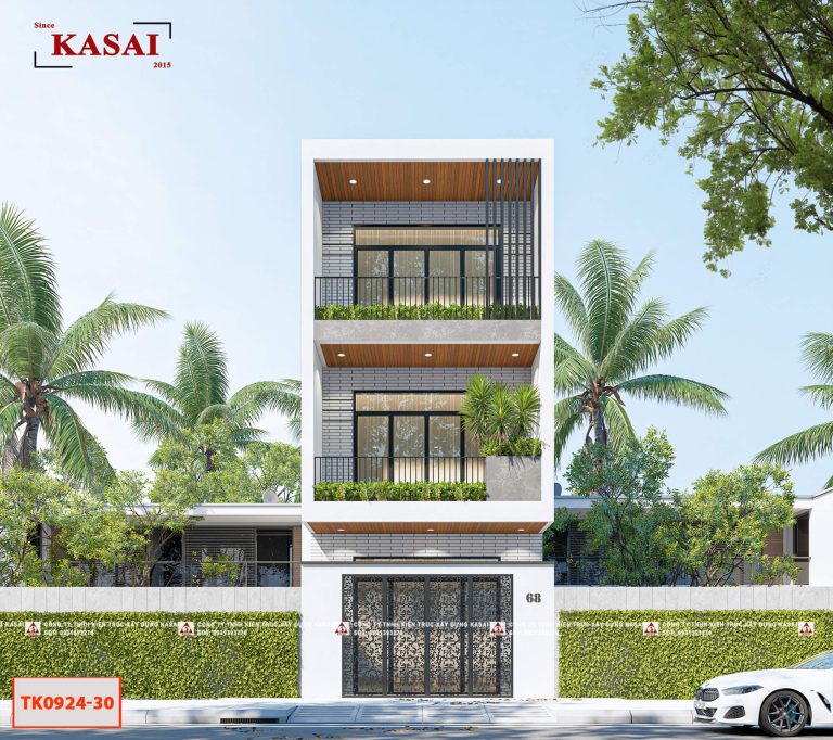 Mẫu nhà 3 tầng 3 phòng ngủ 5x21