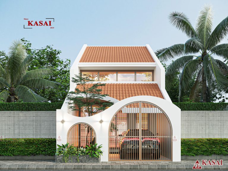 Mẫu nhà cấp 4 có gác lửng