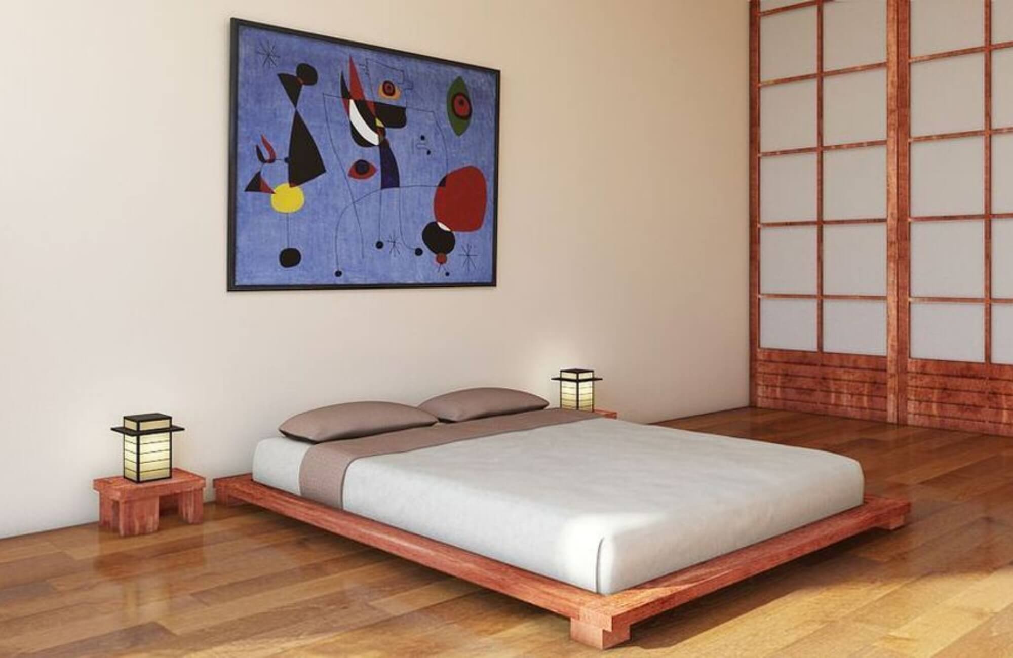 Mẫu phòng ngủ đẹp cho nữ không giường