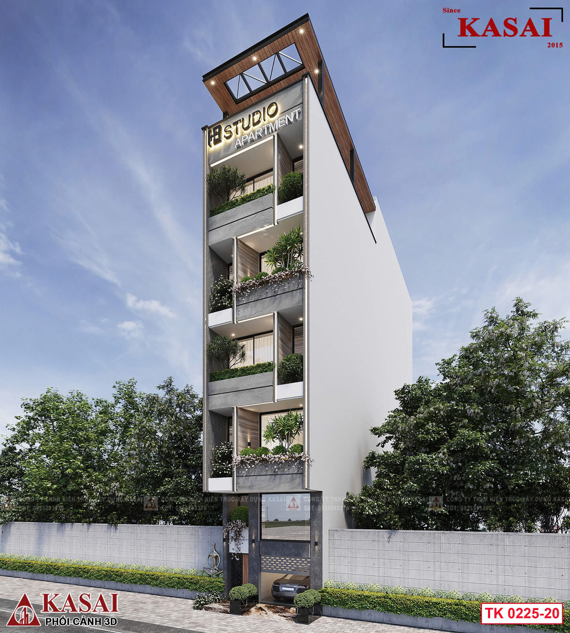 Mặt tiền căn hộ studio Apartment