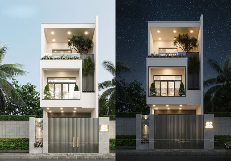 Thiết kế nhà ống 3 phòng ngủ 1 phòng thờ