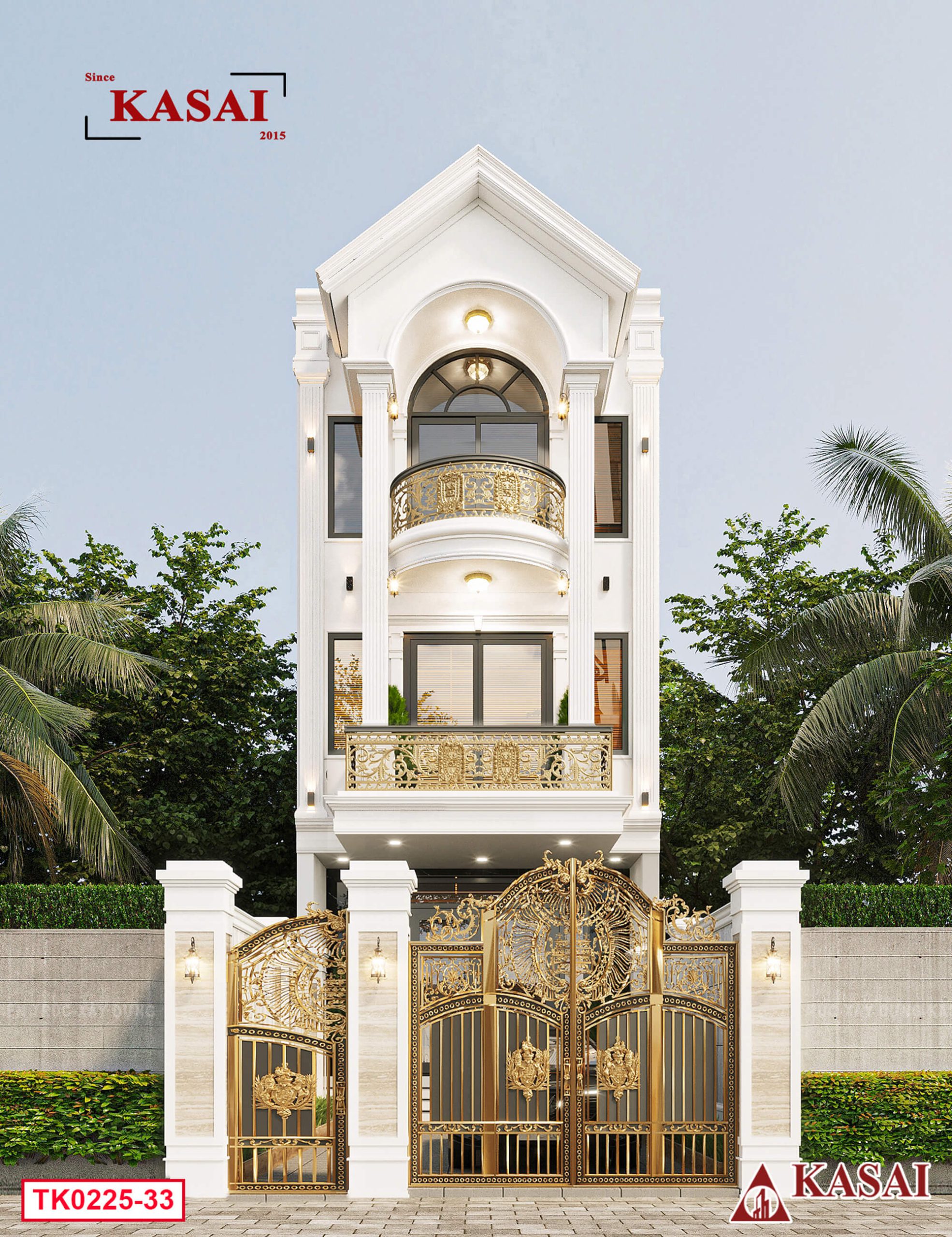Thiết kế nhà tân cổ điển ở Hải Phòng