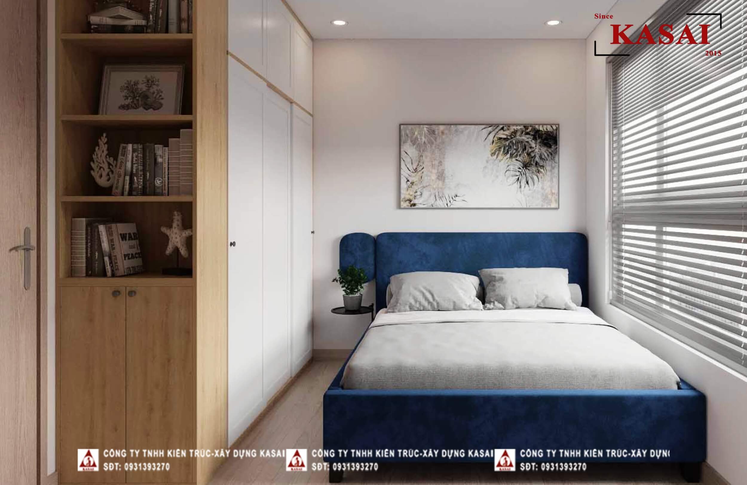 Thiết kế phòng ngủ nhỏ 2m2