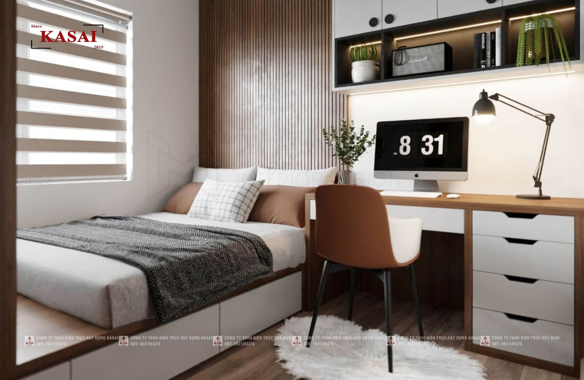 Thiết kế phòng ngủ thông minh 6 1
