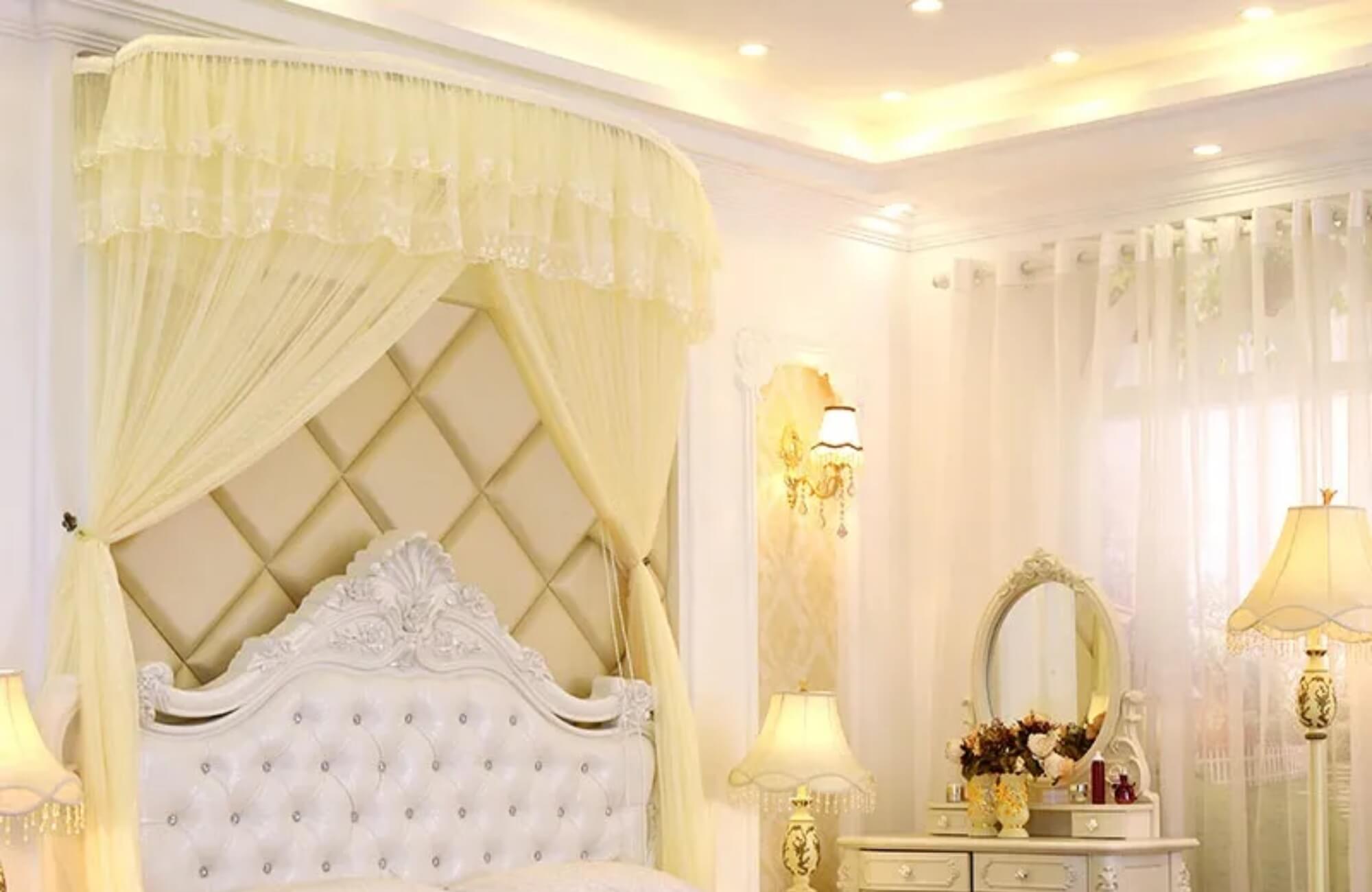 Thiết kế phòng ngủ thông minh màn xếp