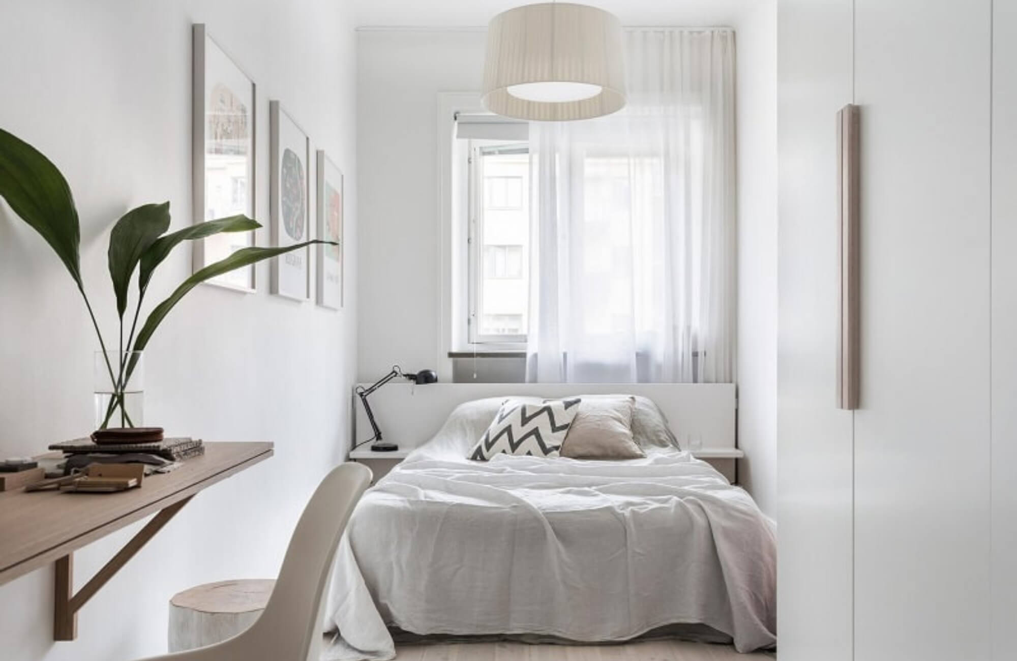 Trang trí phòng ngủ nhỏ cho nữ 3m2