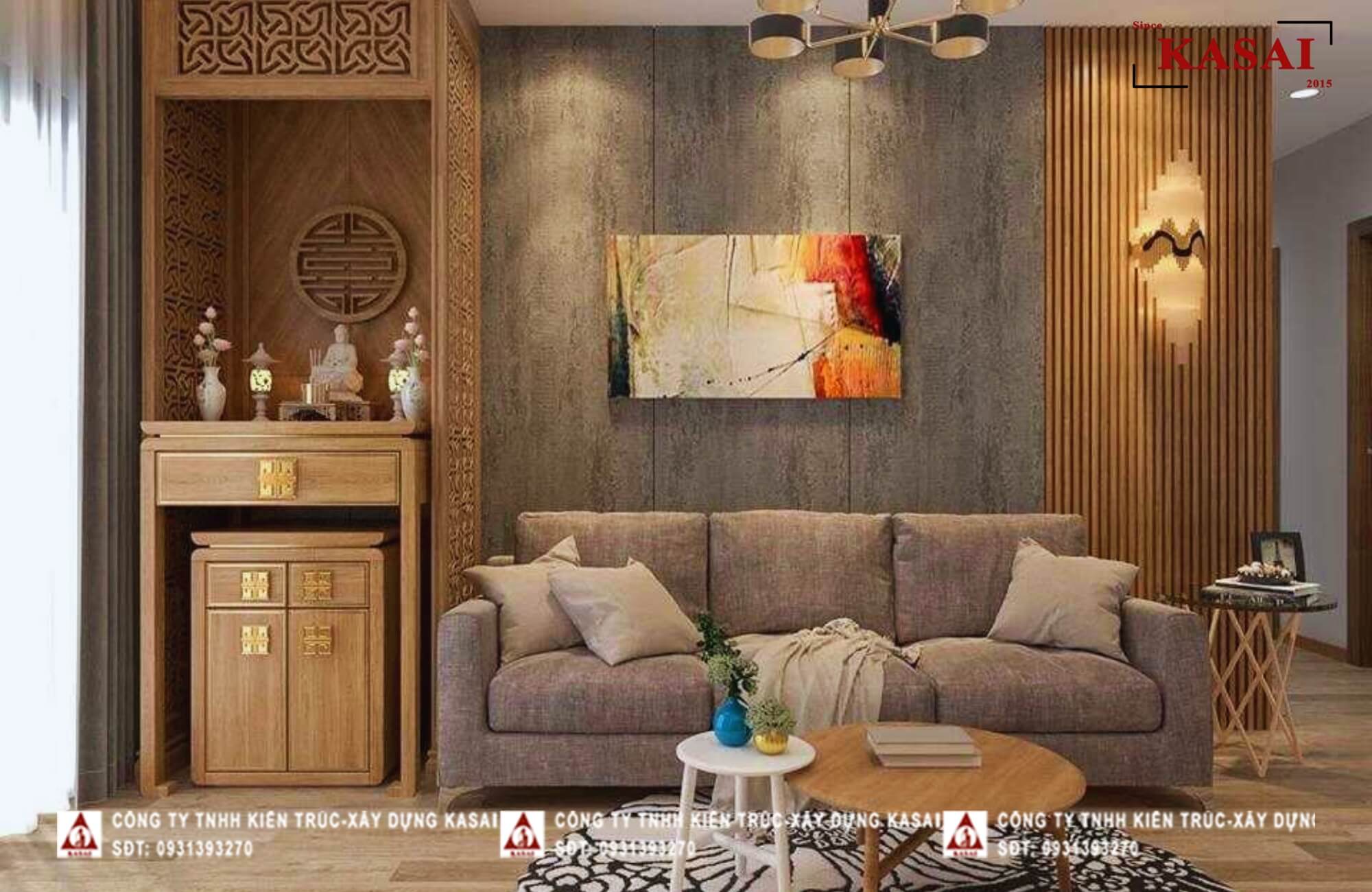vị trí thiết kế phòng thờ nhà chung cư