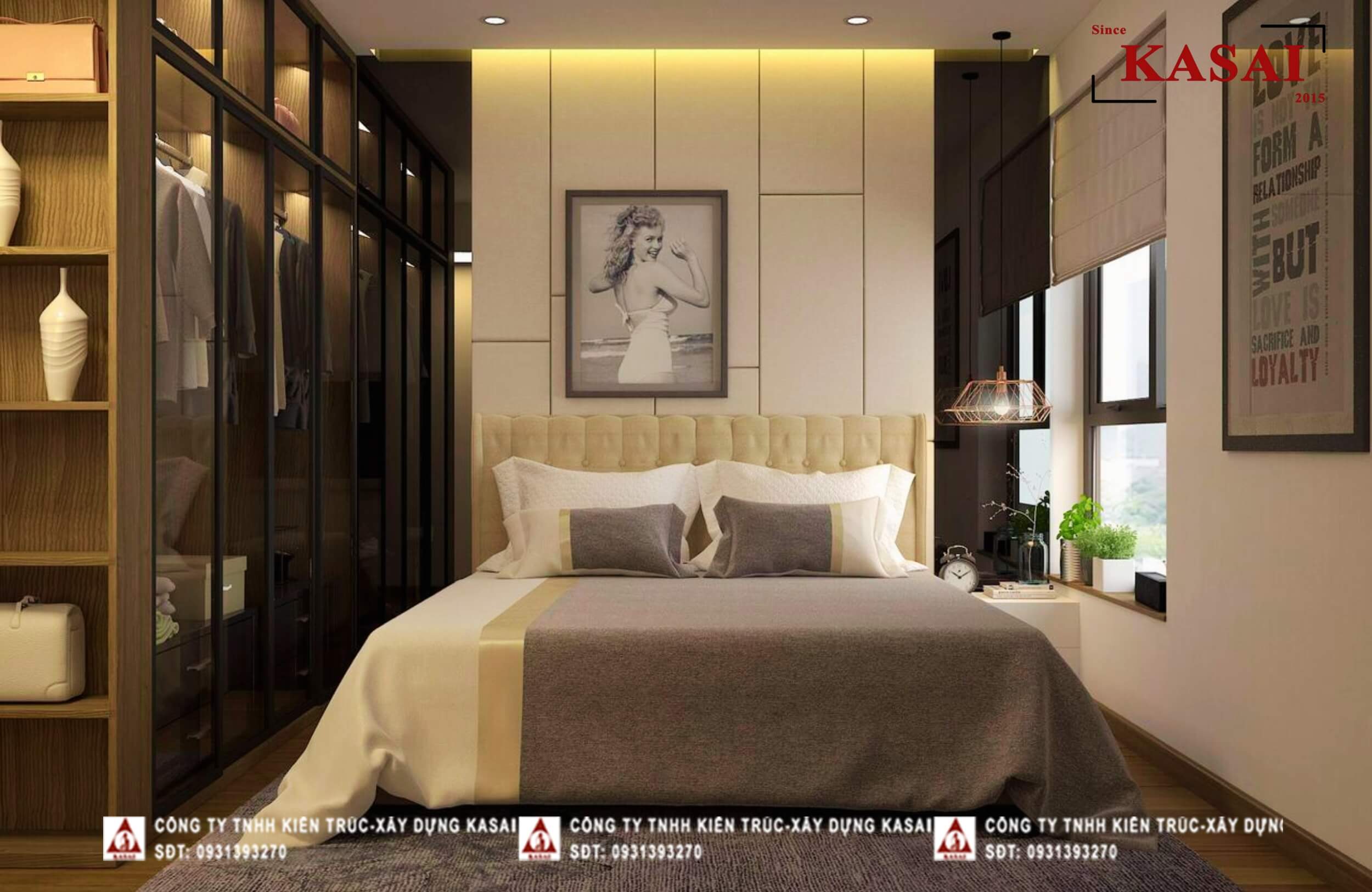 Ý tưởng thiết kế phòng ngủ nhỏ 4m2