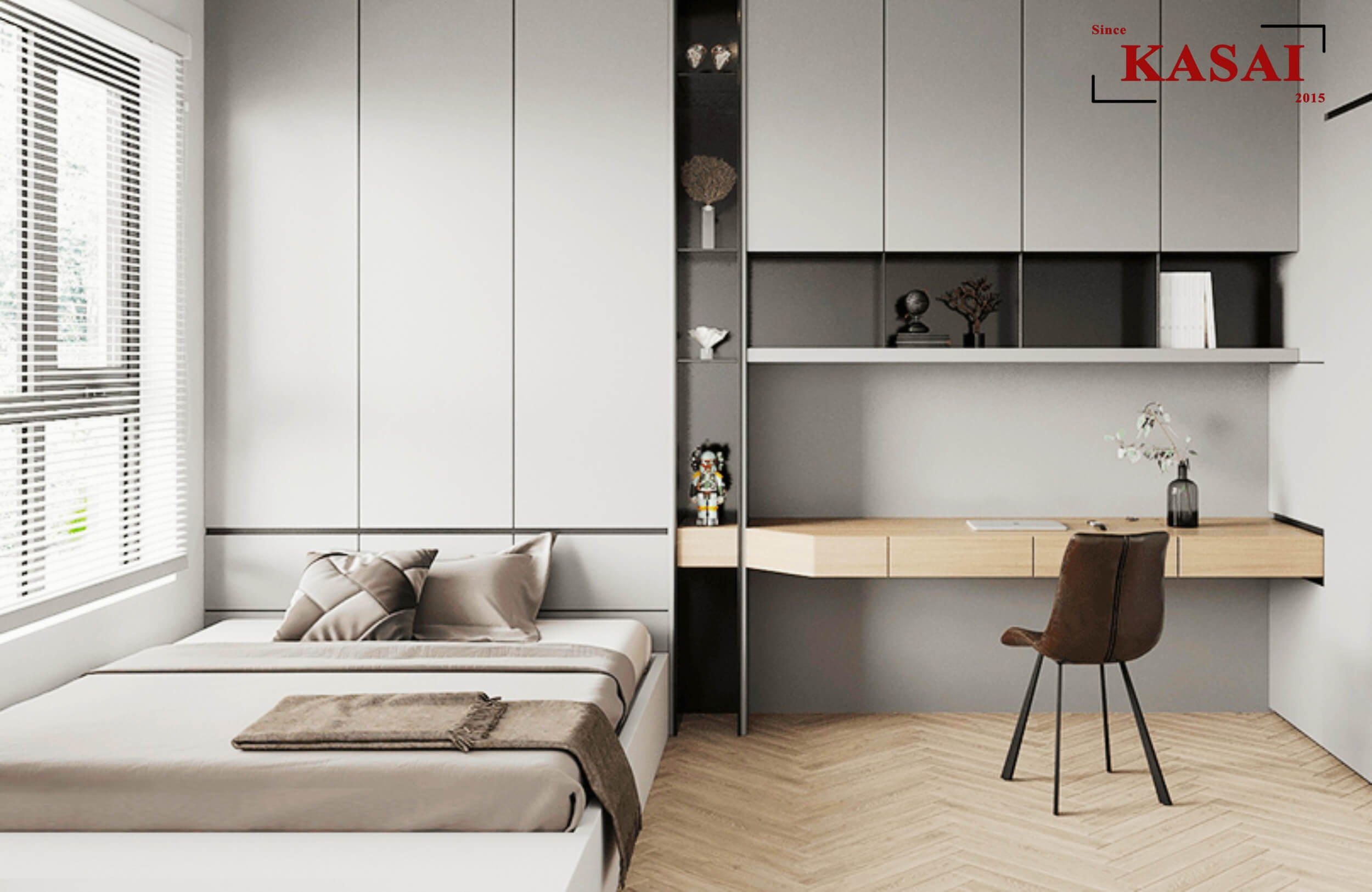 Ý tưởng thiết kế phòng ngủ nhỏ 6m2