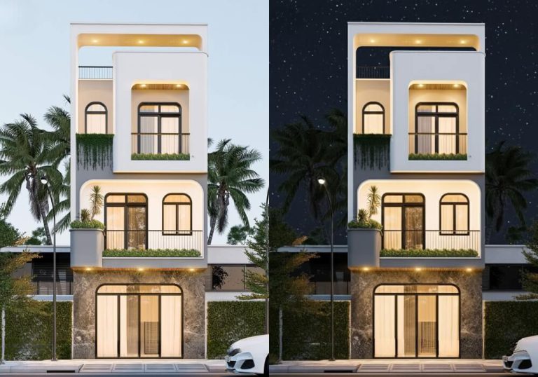 Nhà ống 3 tầng 5x15m 4 phòng ngủ