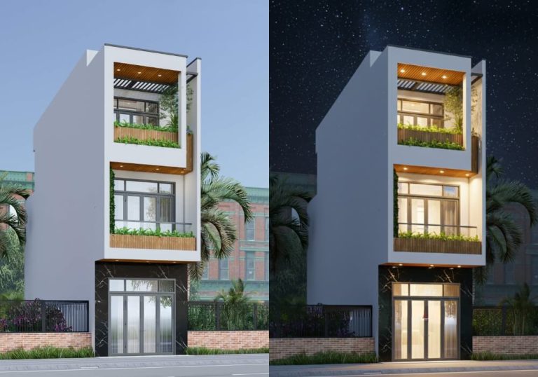 Mẫu nhà ống 4x15 3 tầng