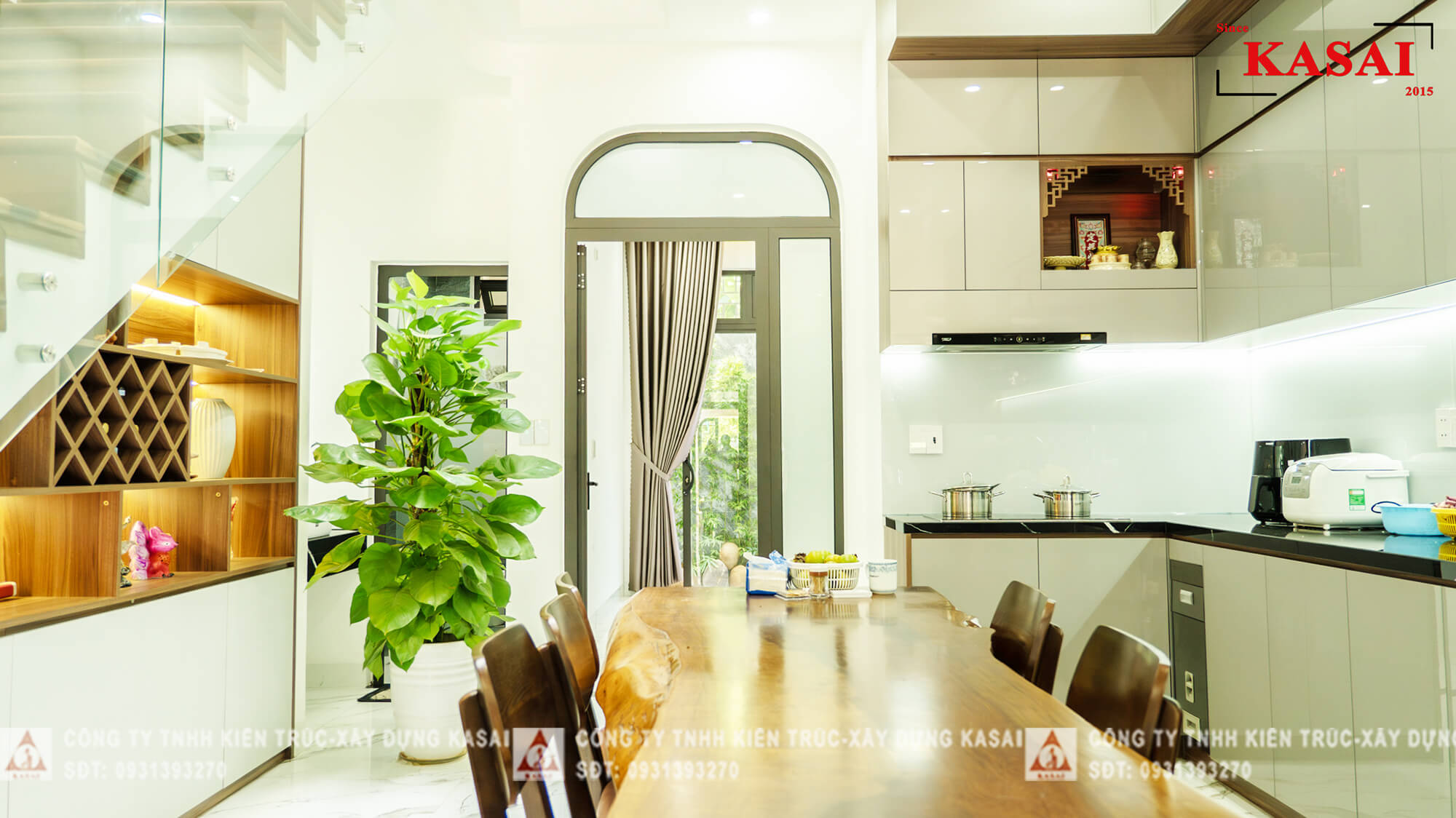 Phòng bếp nhà anh Thôi