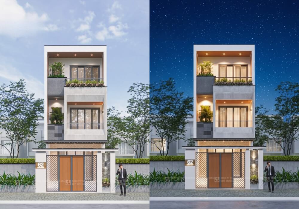 T’s House – Nhà 3 tầng 4 phòng ngủ 5×20 lý tưởng cho gia đình Việt