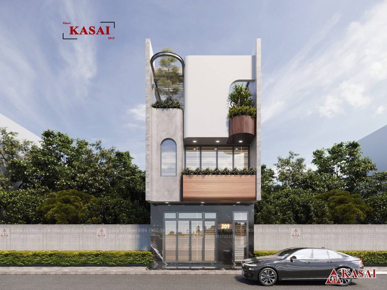 6x13m bản vẽ thiết kế nhà mặt tiền 6m