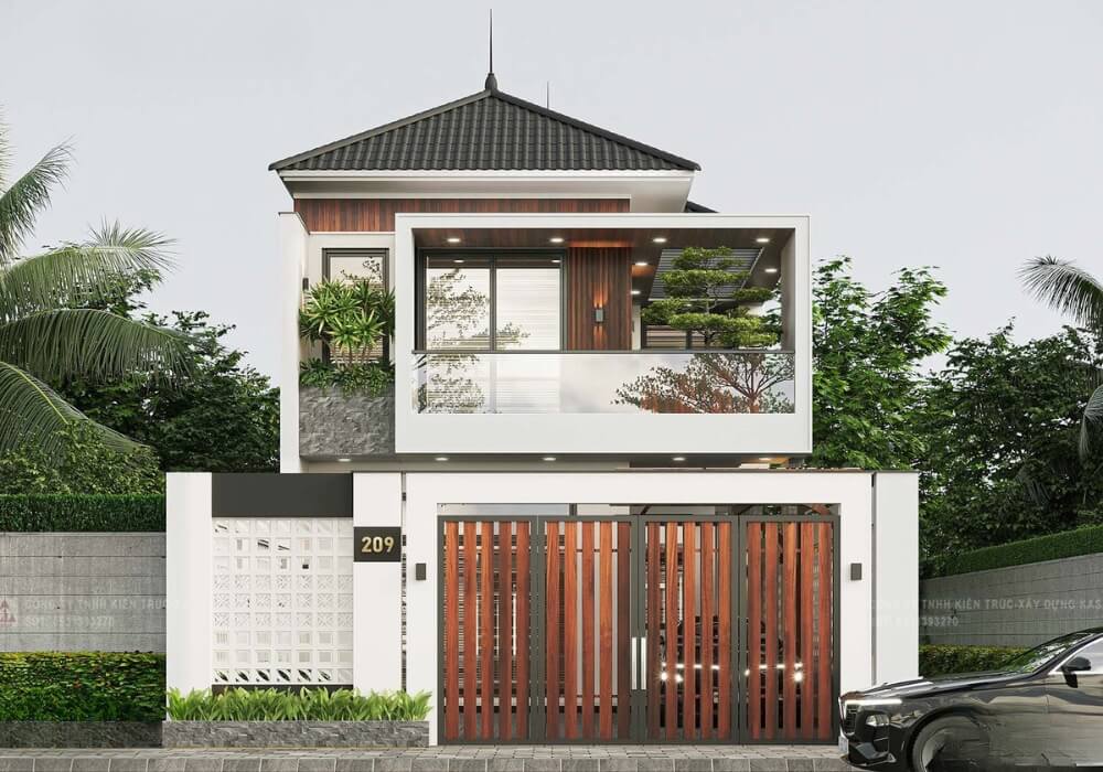 7x20m thiết kế nhà ngang 7m dài 20m hiện đại, siêu ấn tượng