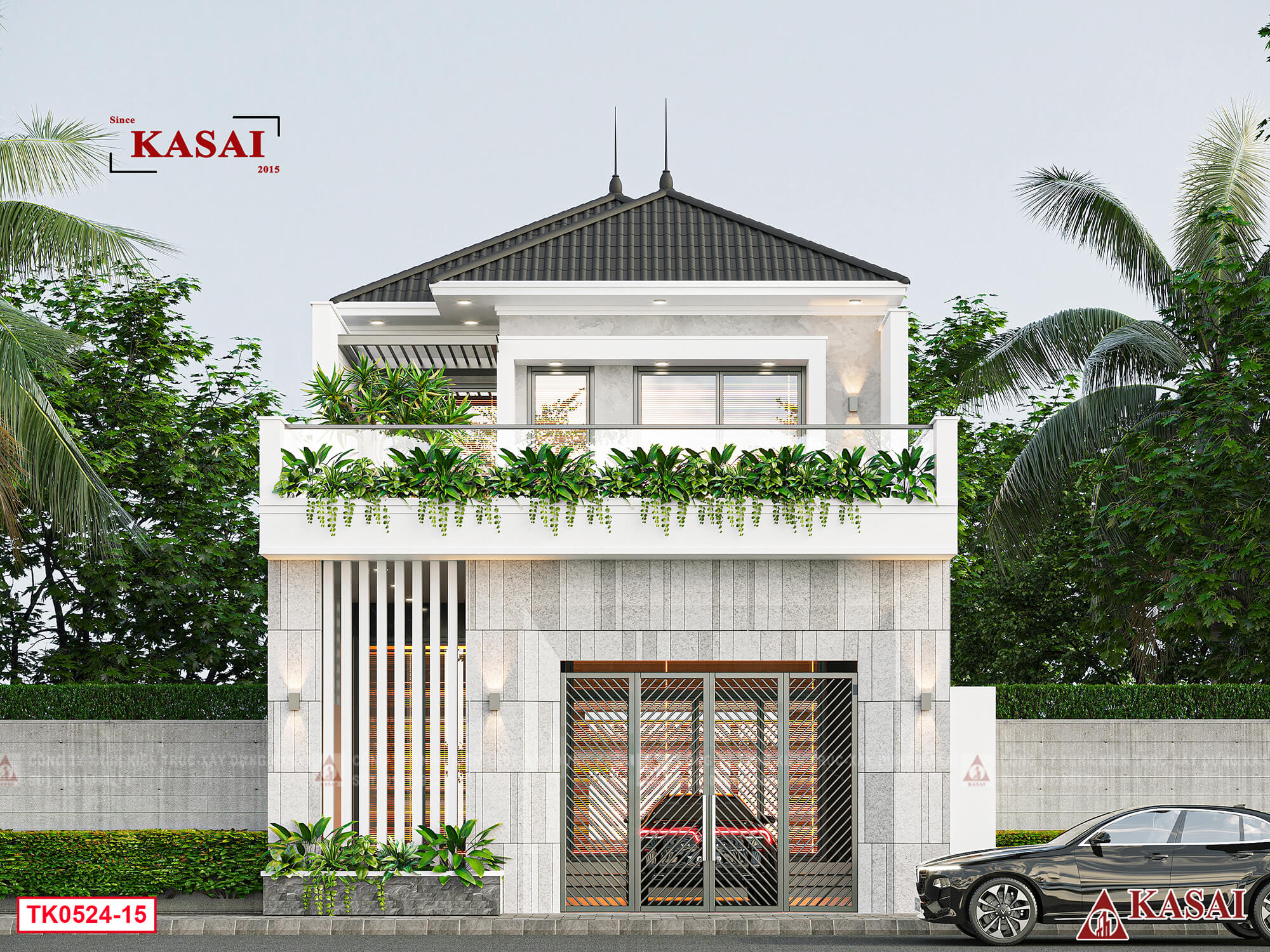 7x20m thiết kế nhà ngang 7m dài 20m