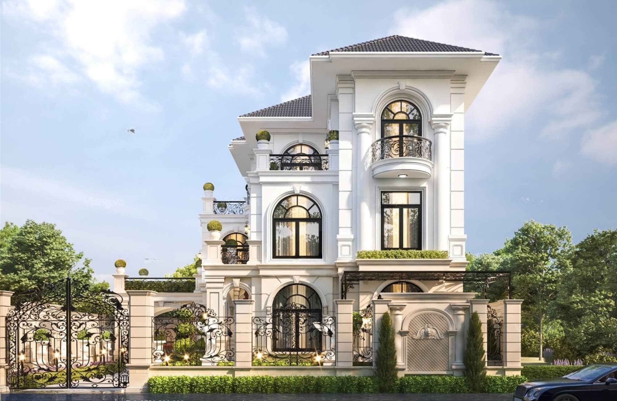 Hàng rào cho tân cổ điển