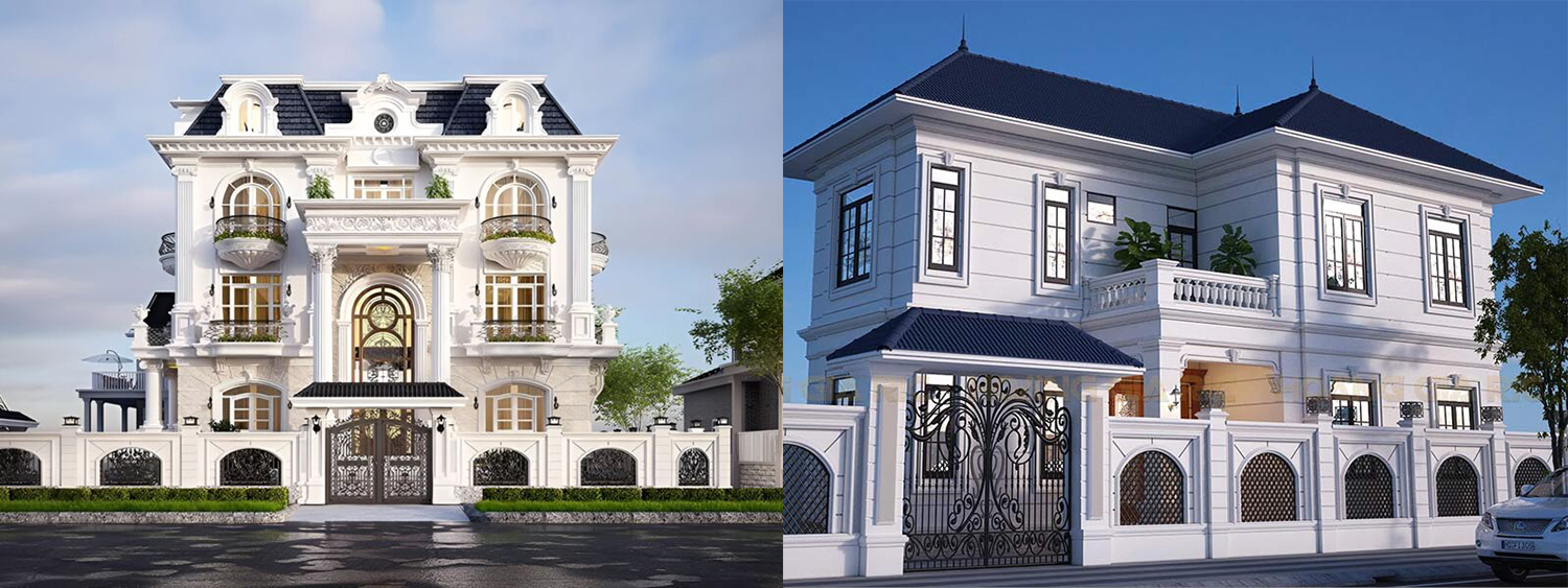 Hàng rào tân cổ điển hiện đại