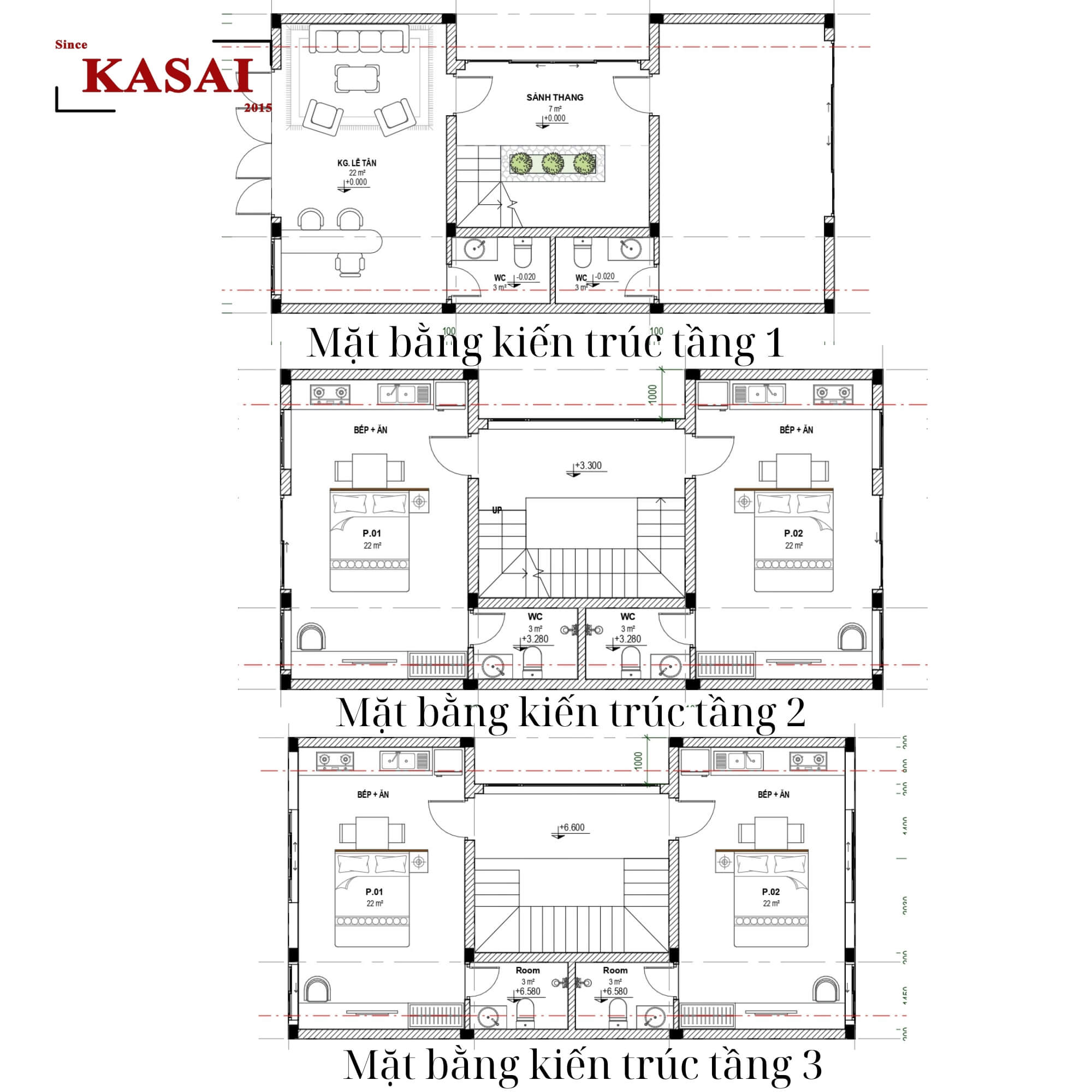 Mẫu nhà 6m mặt tiền 3 tầng