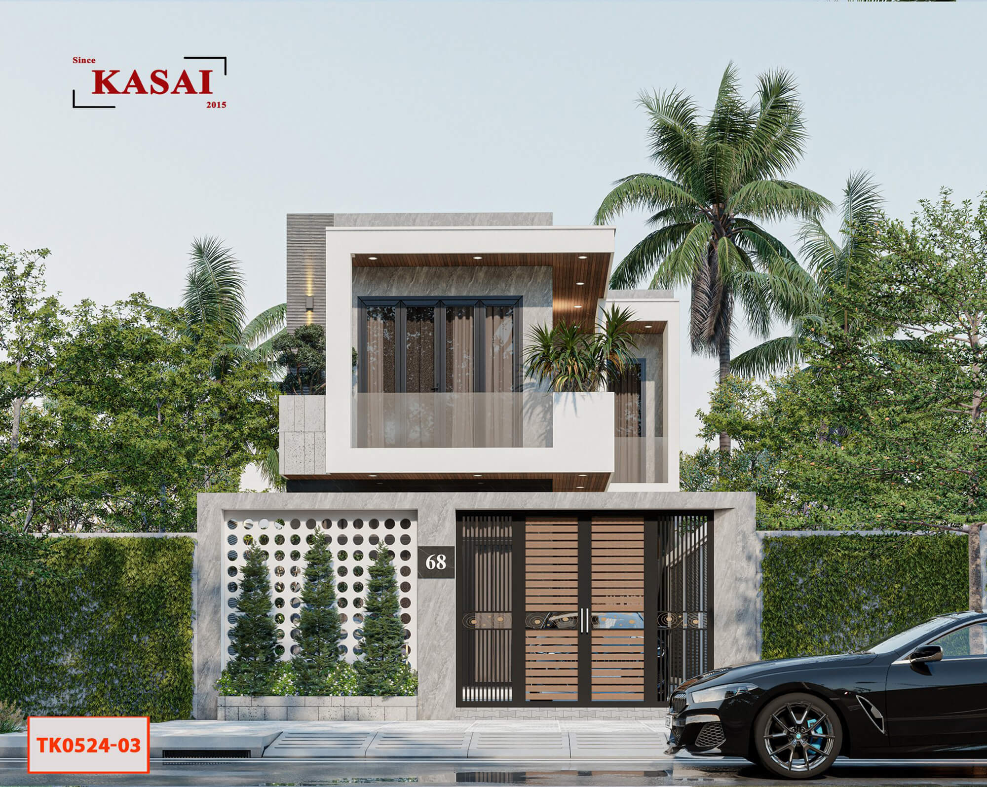 Mẫu nhà 7x13m 2 tầng