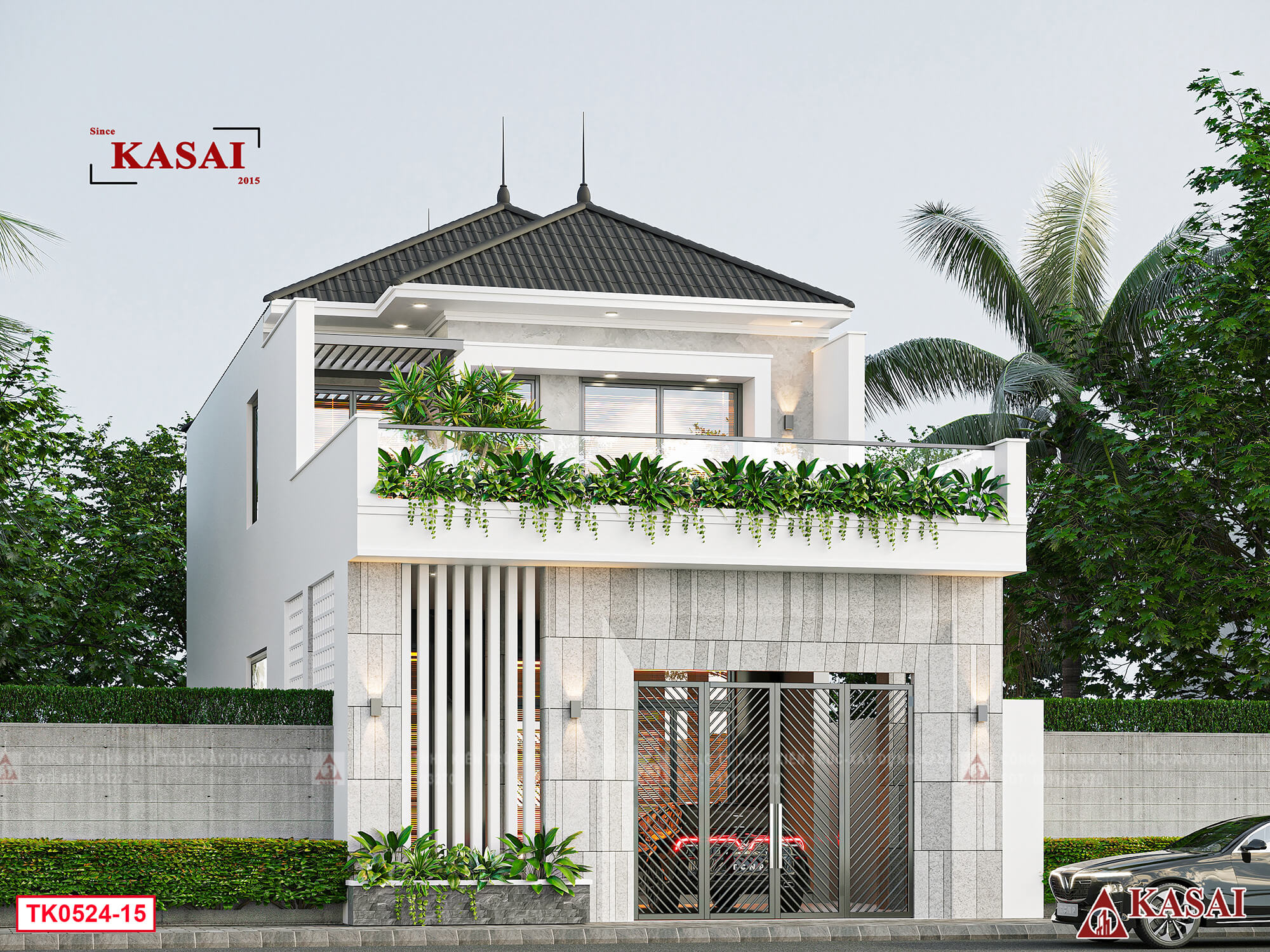 Mẫu nhà 7x20m thiết kế nhà ngang 7m dài 20m