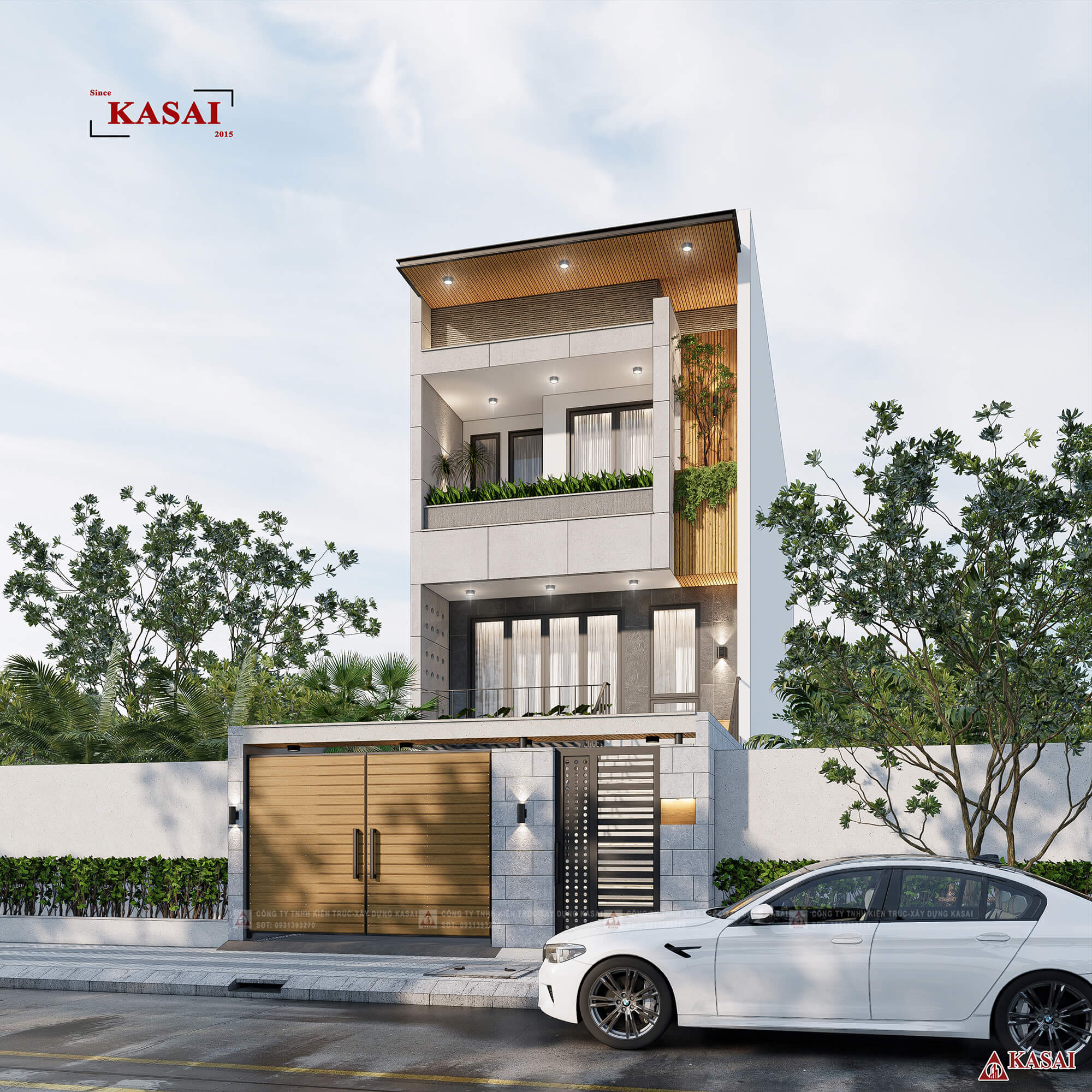 Nhà 3 tầng mặt tiền 6m x20