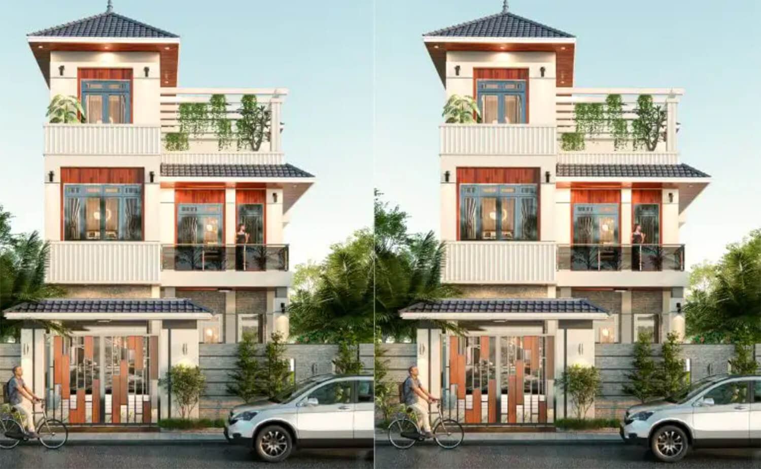 Nhà 3 tầng 7mx13m đẹp