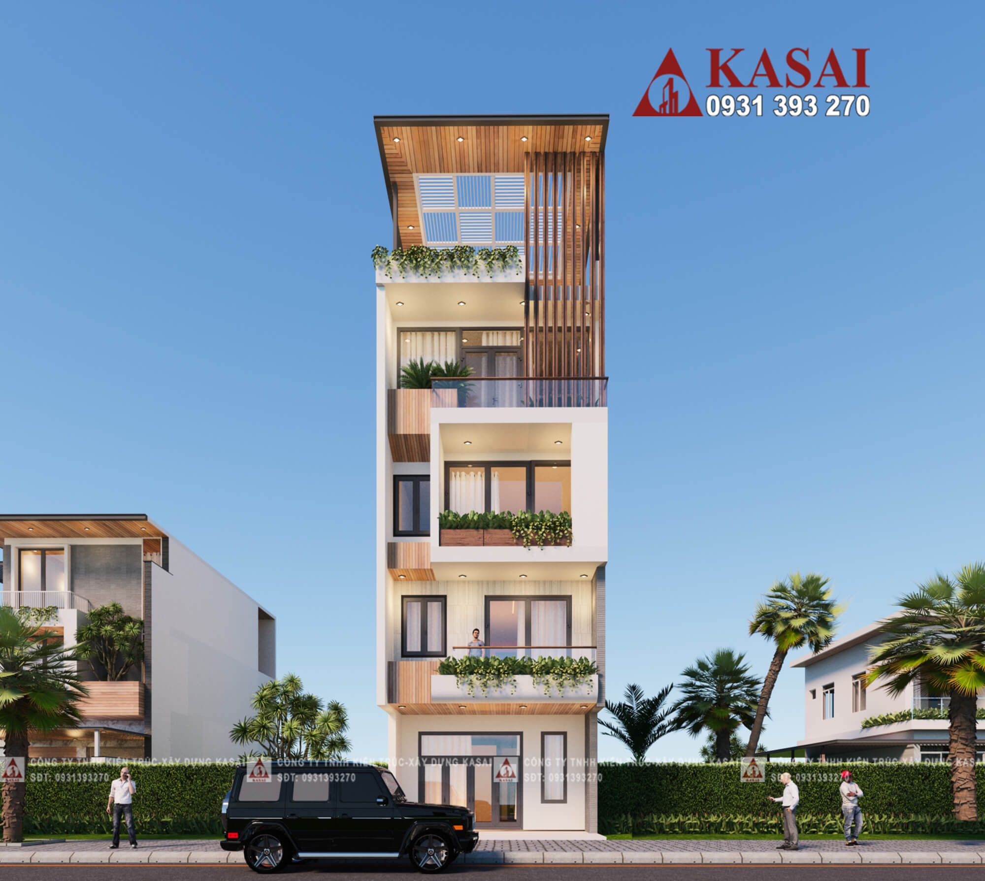Nhà 5 tầng 6x20