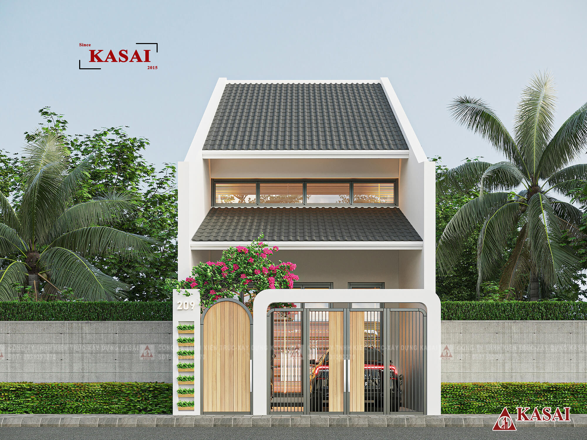 Mẫu nhà gác lửng 5x15