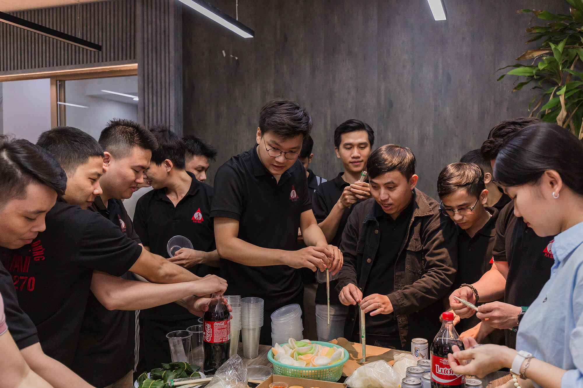 Nhân sự KASAI buổi tiệc Vui Tết Đoàn Viên