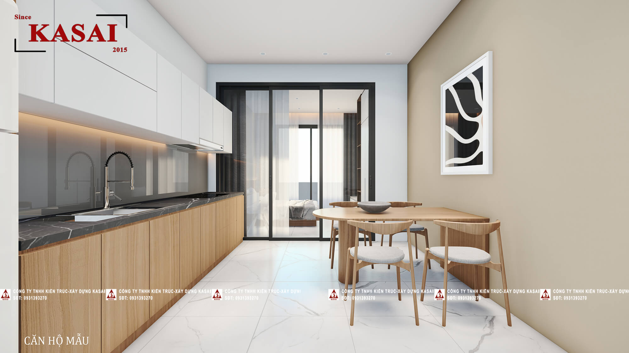 Căn hộ mẫu cho thuê Apartment