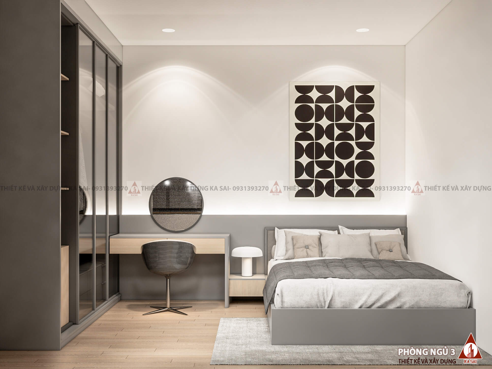 Phòng ngủ 3 nhà ống 5x20 3 tầng 3 phòng ngủ 1 phòng thờ