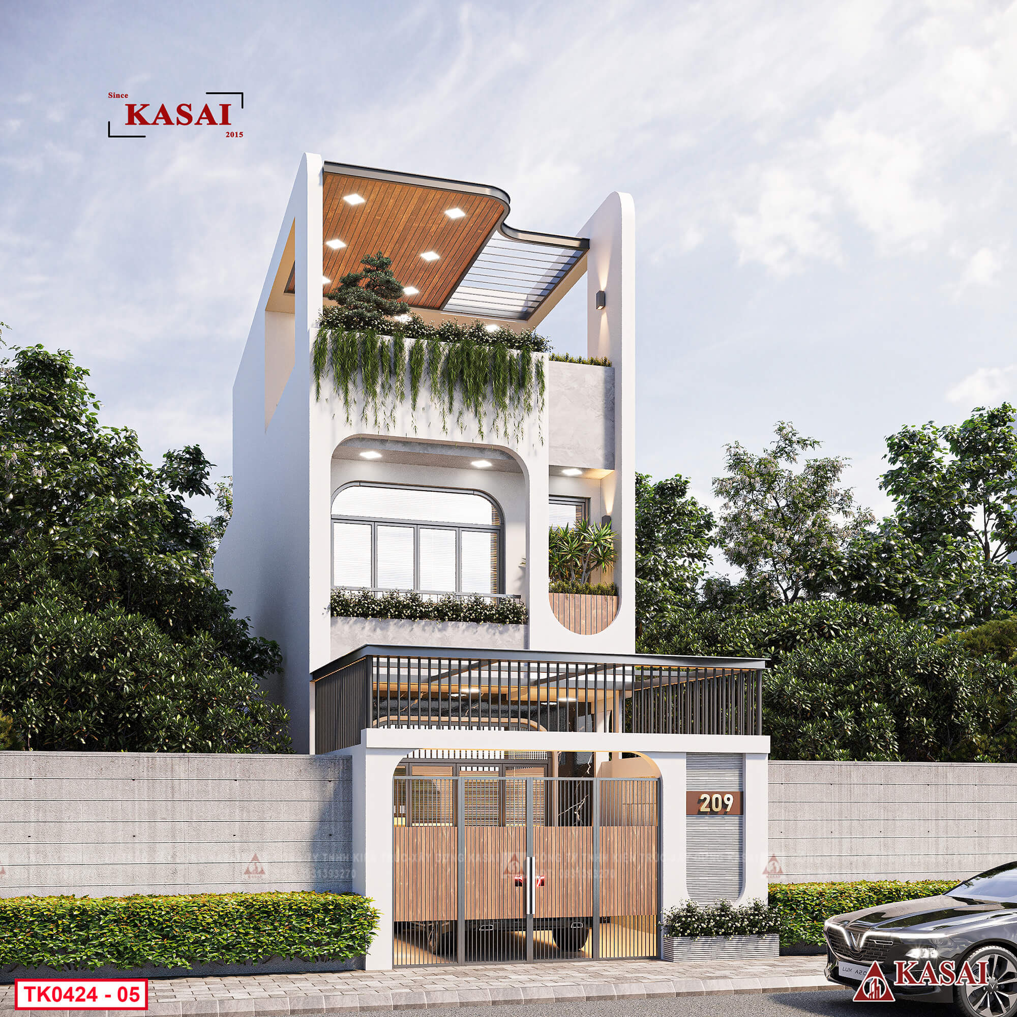 Thiết kế nhà 5x5m
