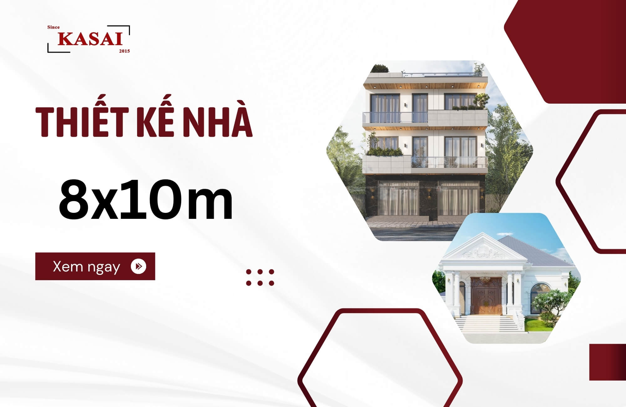 Thiết kế nhà mặt tiền 8m sâu 10m đẹp
