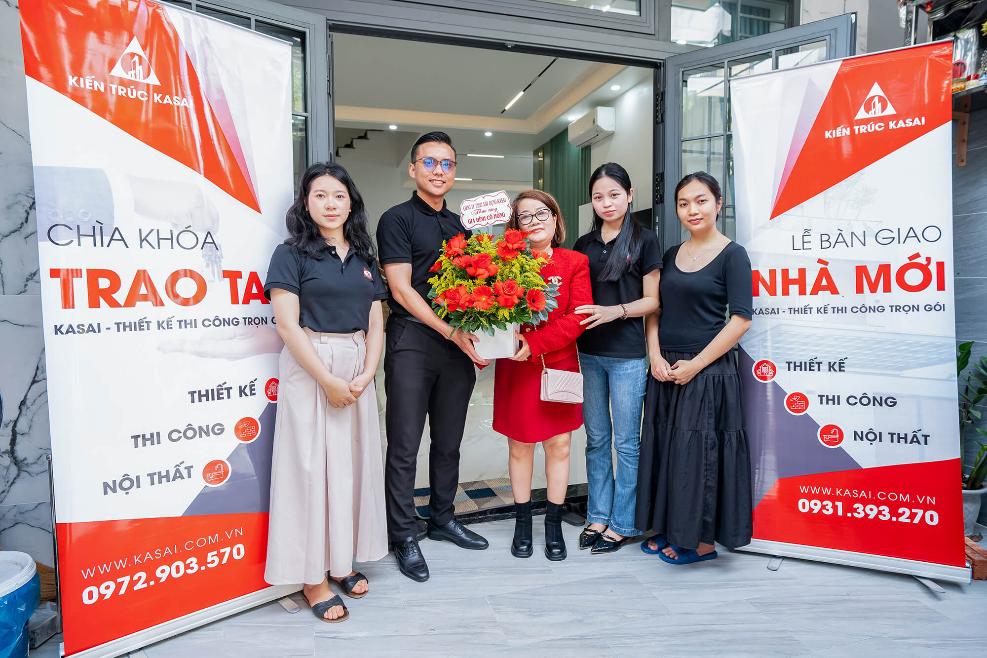 Bàn giao nhà cô Hồng 3 Tầng
