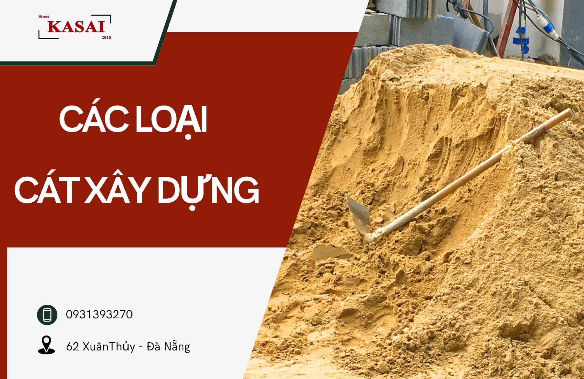 Các loại cát xây dựng