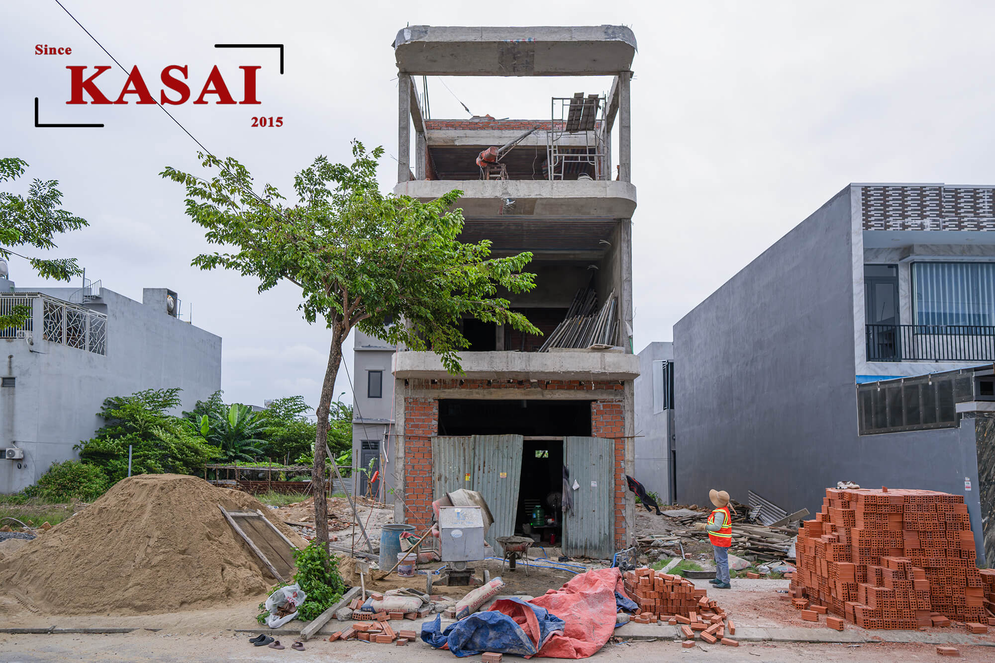 Cát xây dựng là cát dùng trong xây nhà cửa