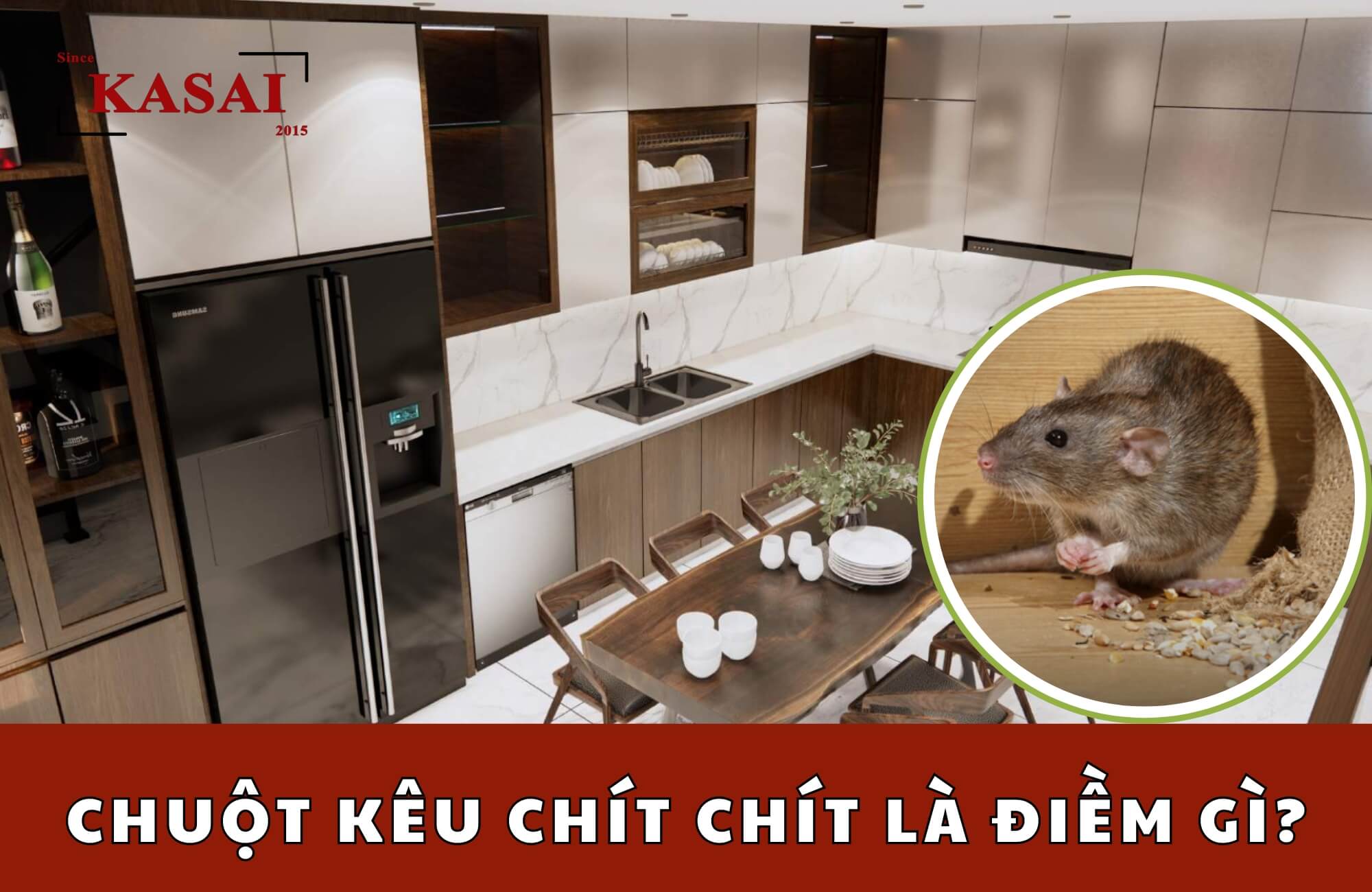 Chuột kêu chít chít là điềm gì?