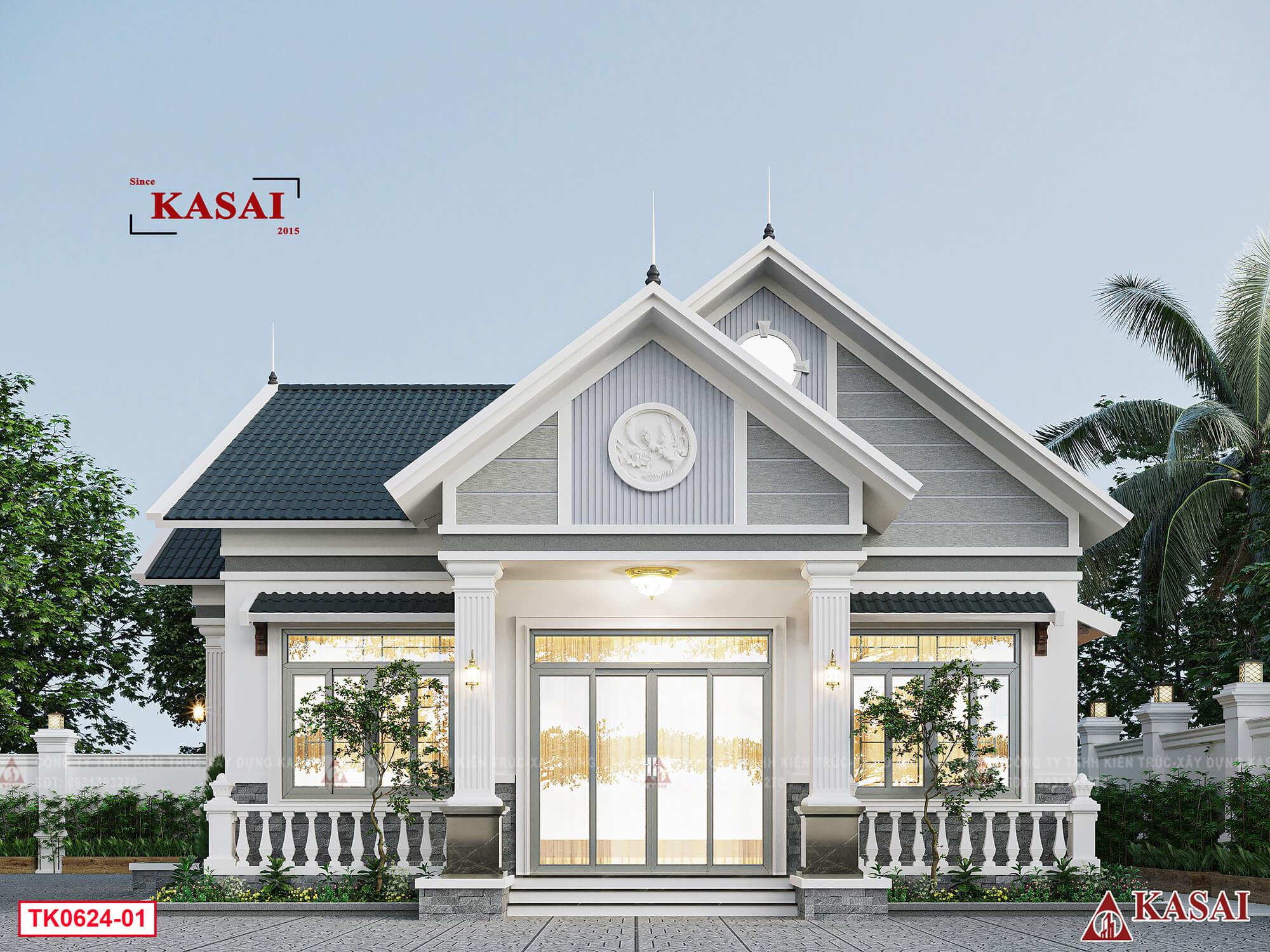 Mẫu nhà 1 tầng 4 phòng ngủ 150m2 vừa đẹp cuốn hút vừa đầy đủ công năng