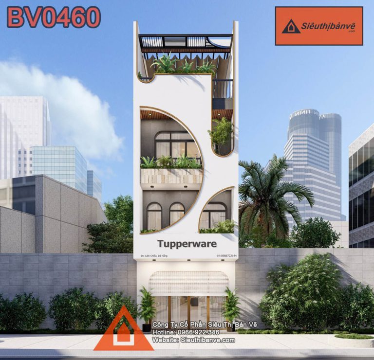 Mẫu nhà 4 tầng đẹp hiện đại