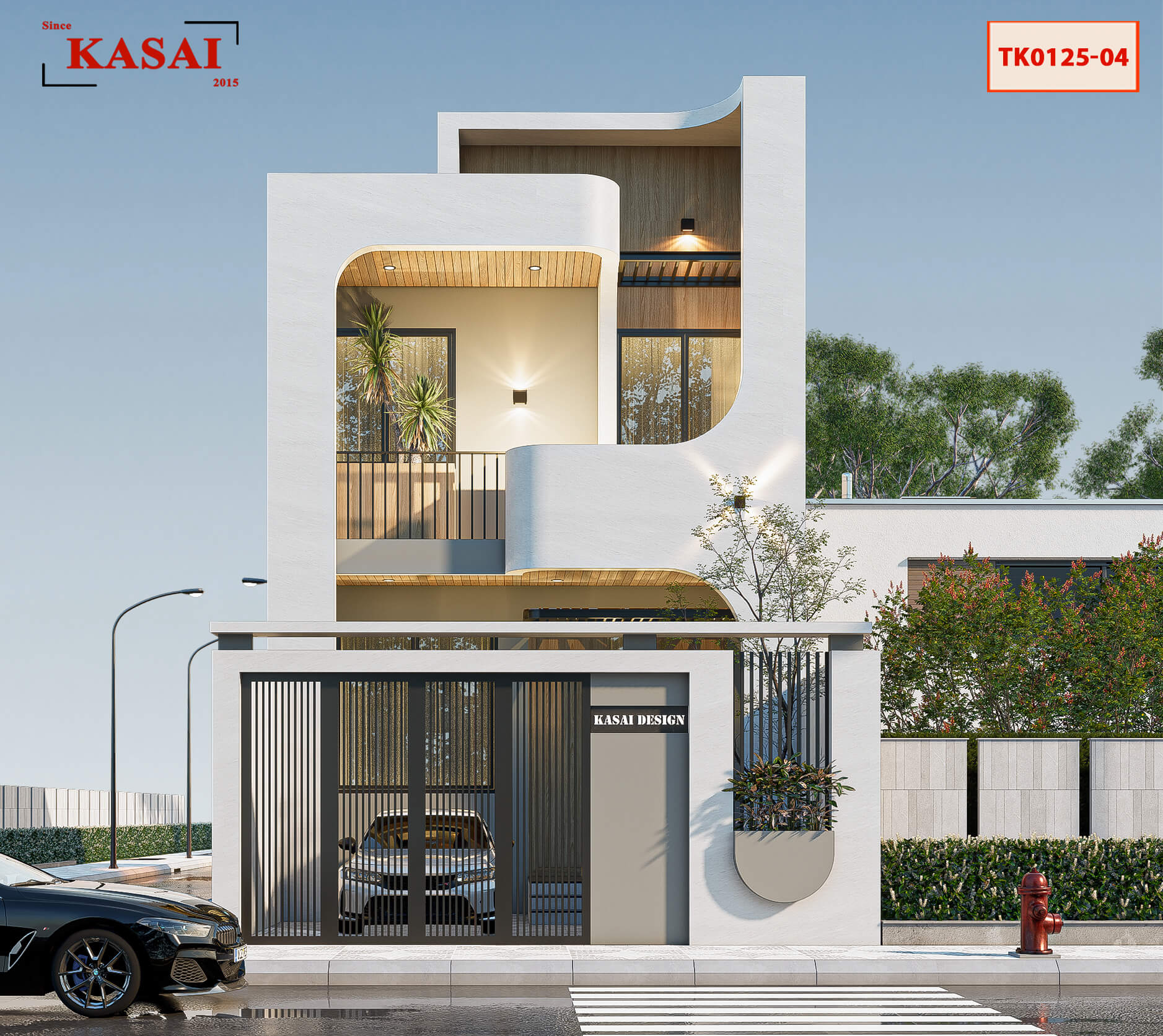 Mẫu nhà 6x20 1 trệt 1 lầu đẹp